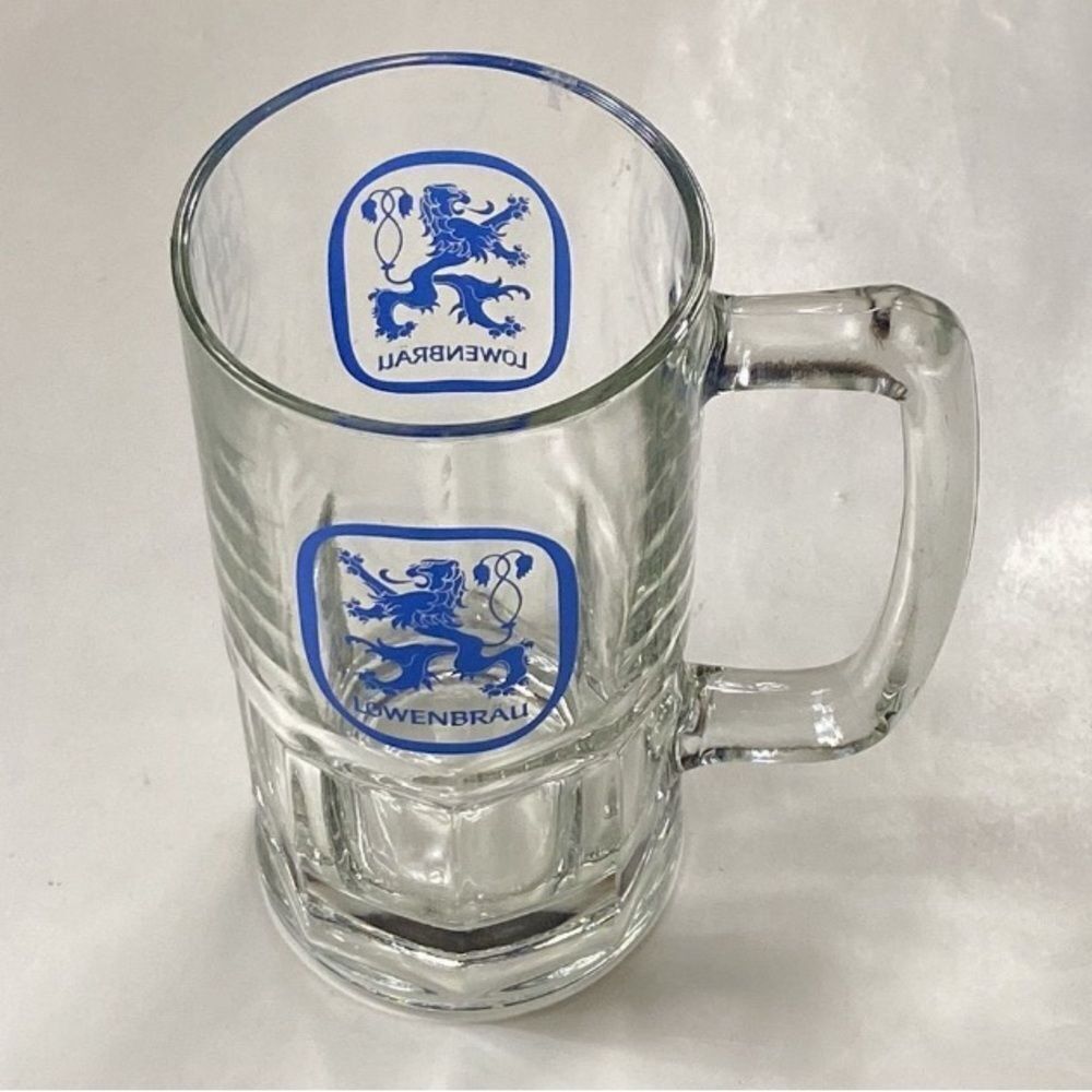 Style Blue and Clear Glass Mug